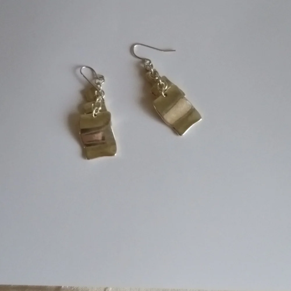 3 for $25 Dangly silver tone earrings